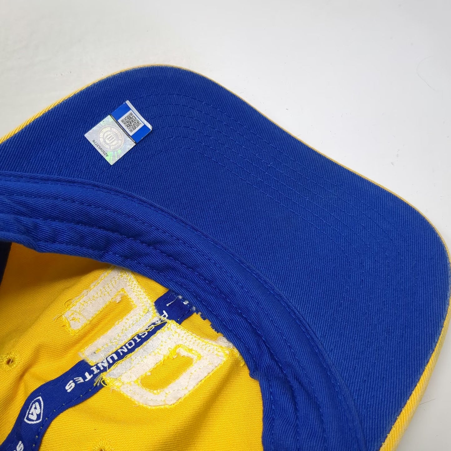 Delaware NCAA Top of the World Trucker Hat Yellow Blue One Size Snapback Mesh