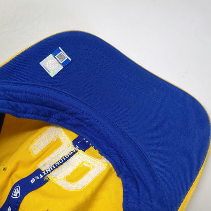 Delaware NCAA Top of the World Trucker Hat Yellow Blue One Size Snapback Mesh
