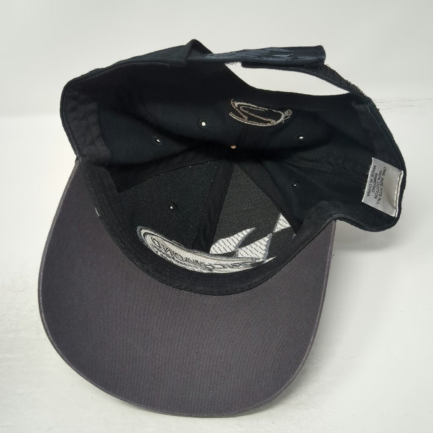 Richmond International Raceway Black Baseball Cap One Size Checkered Racing Hat
