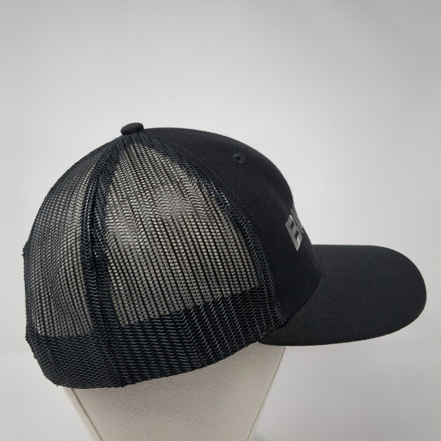 BIG GUN Nelson Snapback Trucker Hat Black One Size Mesh Back Outdoor
