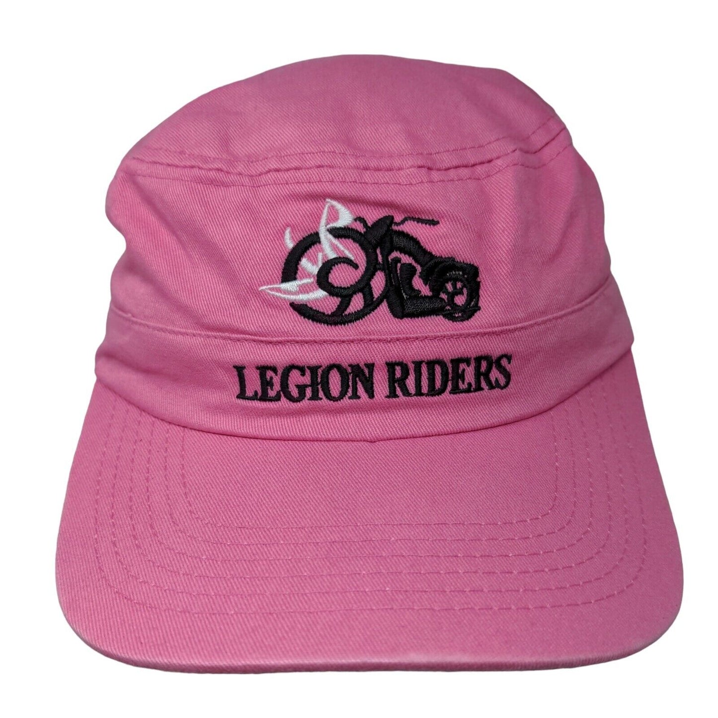 Legion Riders Strapback Cadet Army Cap Hat Pink One Size Embroidered