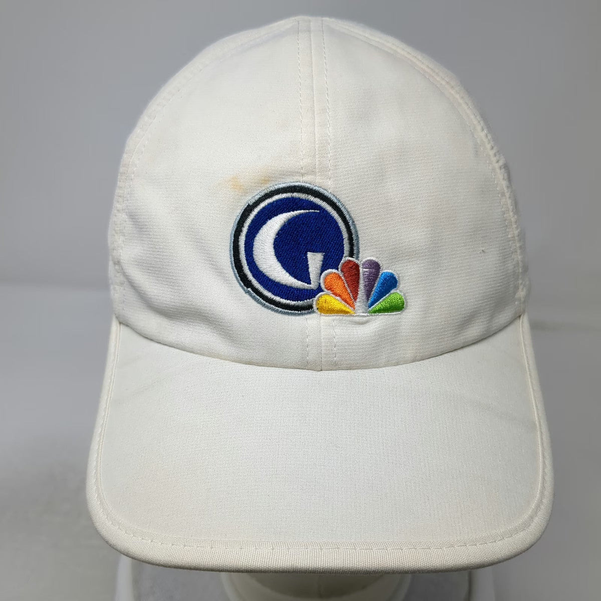 Pacific Headwear Baseball Cap White One Size NBC Golf Channel Logo Slideback Hat