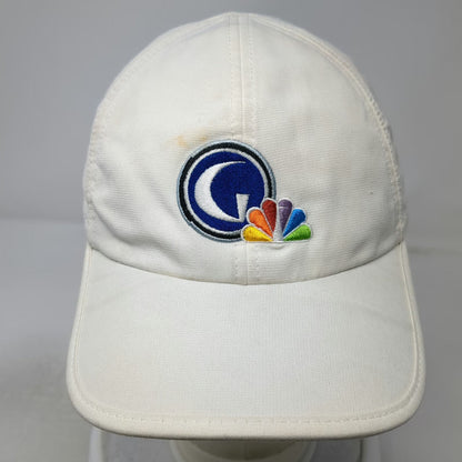 Pacific Headwear Baseball Cap White One Size NBC Golf Channel Logo Slideback Hat