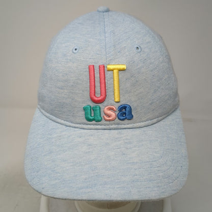 Home Free Baseball Cap Blue One Size UT USA Utah Map Slideback Hat Heathered