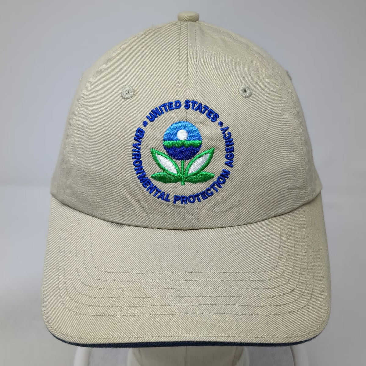 Port Authority Baseball Cap Beige OSFM EPA Environmental Protection Agency Hat