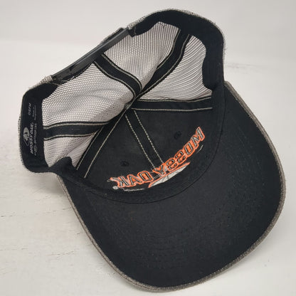 Mossy Oak Trucker Hat Gray One Size Snapback Mesh Embroidered Logo 1986 Branch