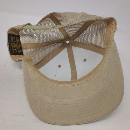 Yupoong Trucker Hat Beige One Size 10 Barrel Brewing Co Boise ID Mesh Snapback