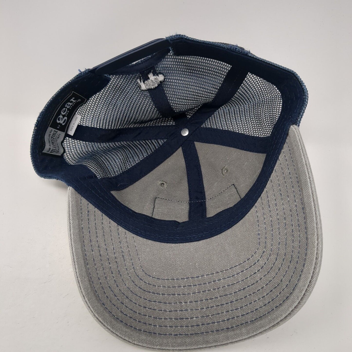 Yellowstone Patch Snapback Trucker Hat Multicolor One Size Mesh Back