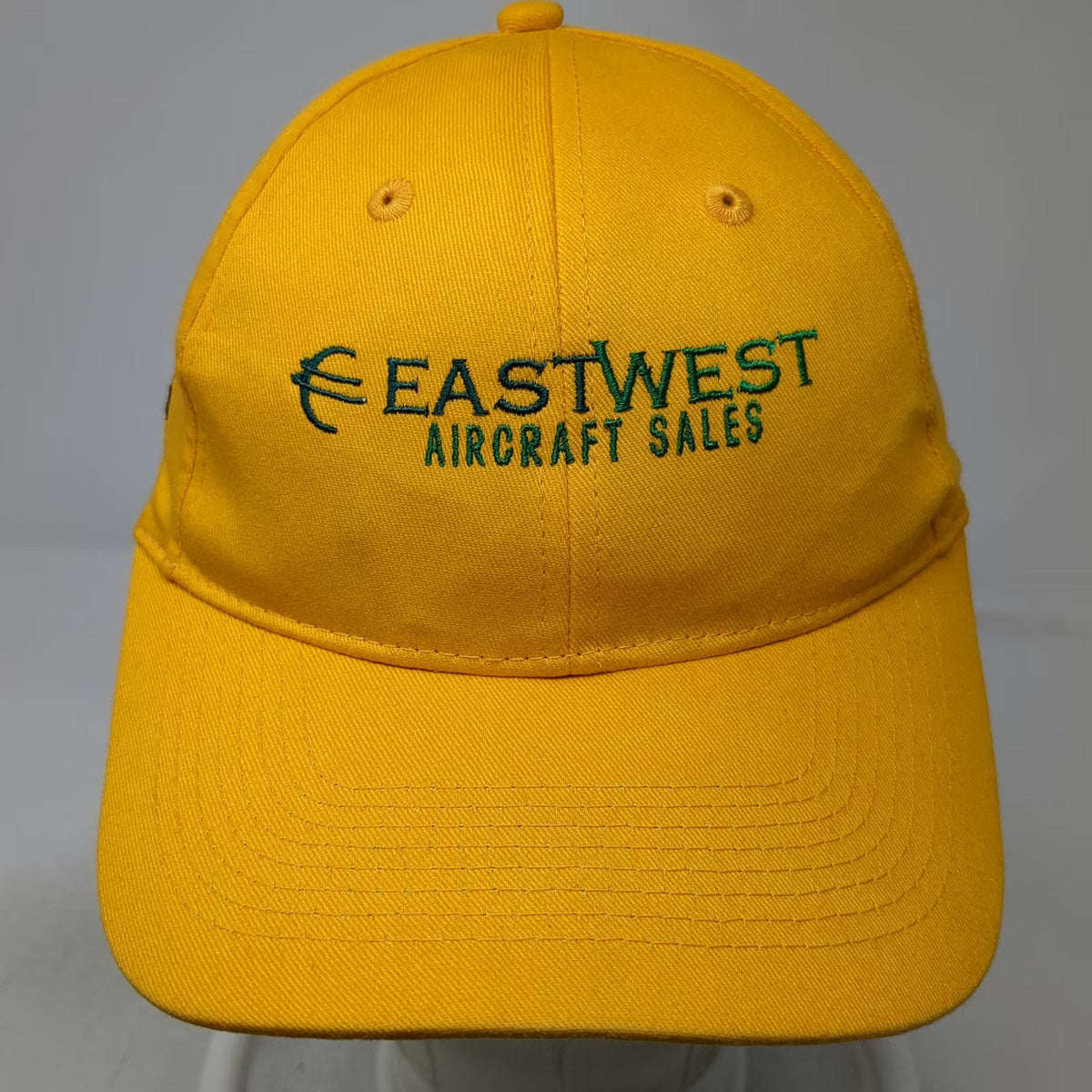Port & Company Baseball Cap Yellow One Size Cessna Eastwest Aircraft Sales Hat