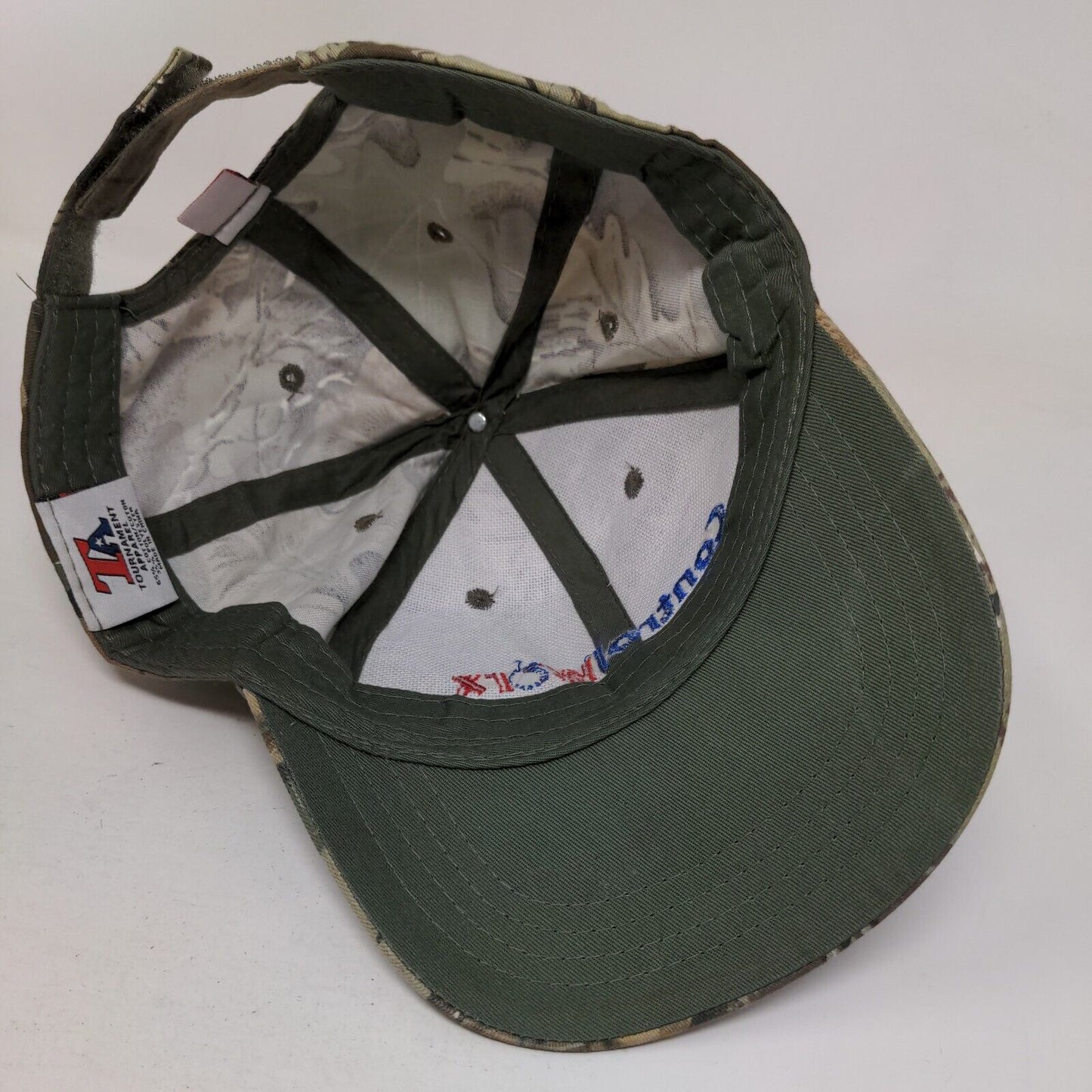 Control Worx Strapback Hat Camo One Size Embroidered Tournament Apparel Koza's