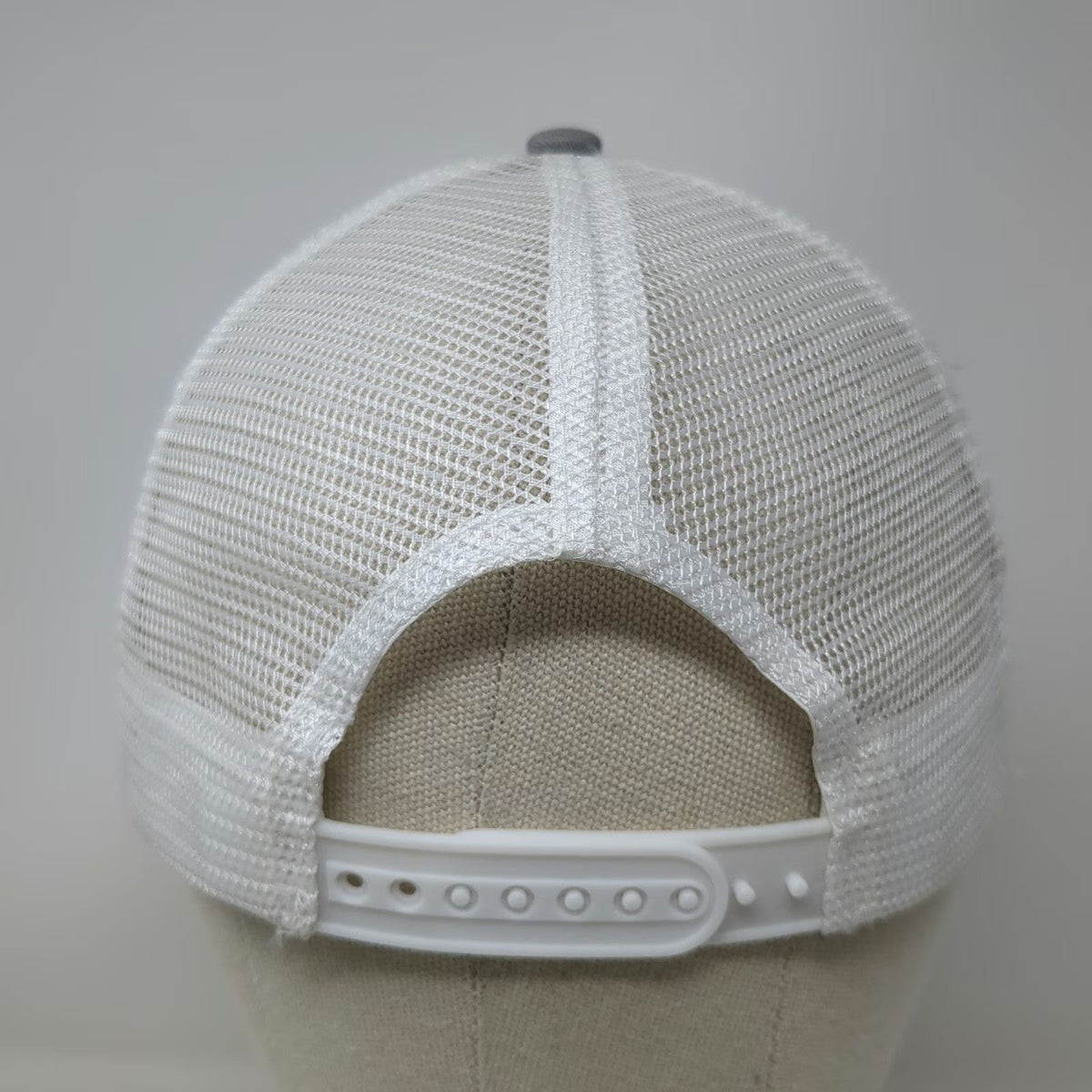 Quake City Caps Trucker Hat Gray One Size Simplot Free Fry Day Mesh Back hat