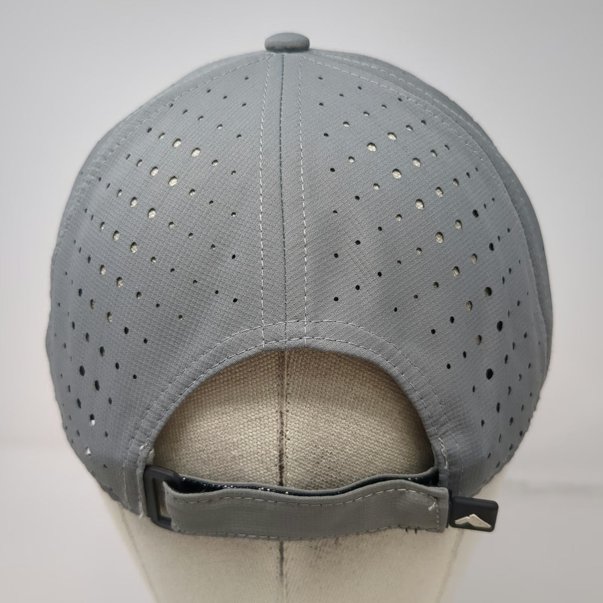 Pacific Headwear Baseball Cap Gray One Size Perforated Breathable Mountain Hat