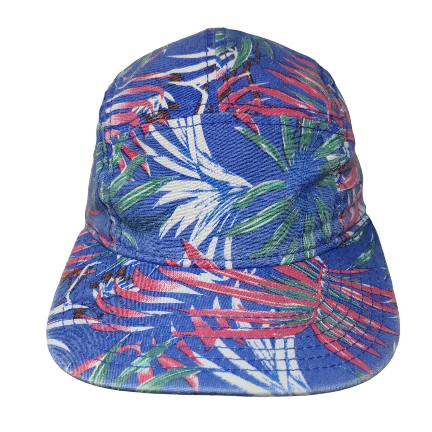 Lids Strapback 5 Panel Cap Multicolor One Size Adjustable Tropical Print