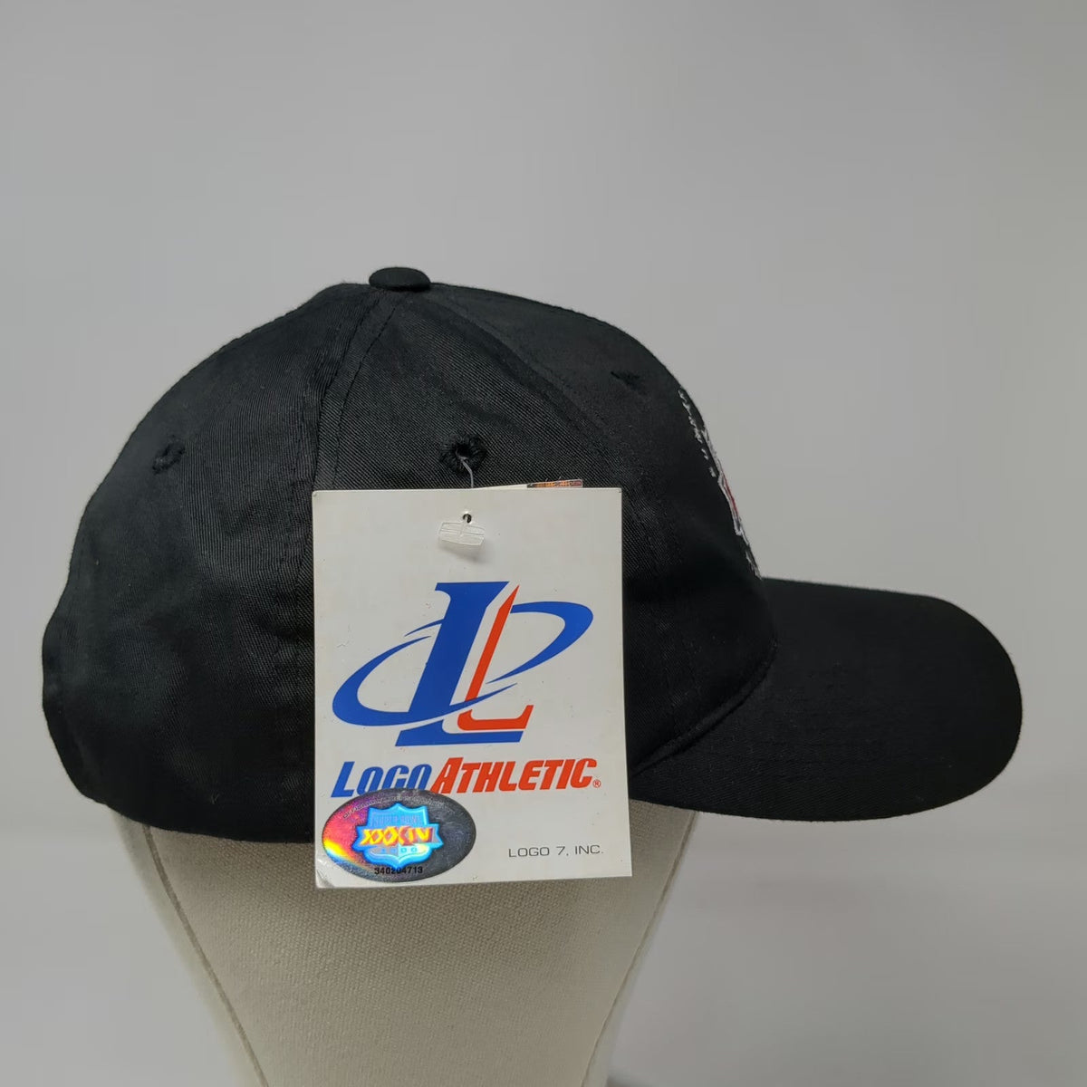 Logo Athletic Snapback Black One Size Super Bowl XXXIV Atlanta 2000 Georgia Hat
