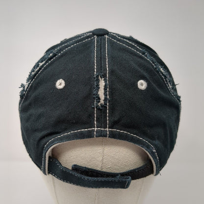 Illusion Dance Studios Strapback Hat Black OS Adjustable Distressed District