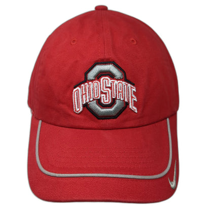 Ohio State Buckeyes NCAA Nike Cap Red One Size Strapback Swoosh Embroidered