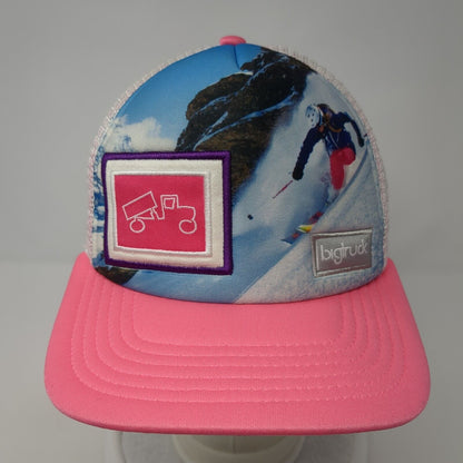 Big Truck Snapback Trucker Hat Multicolor 54cm Adjustable Embroidered Mesh Back