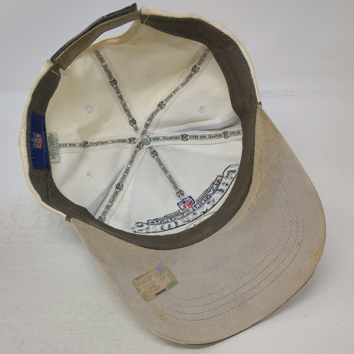 Pittsburgh Steelers NFL Reebok Cap Beige One Size Super Bowl XL Champions Hat