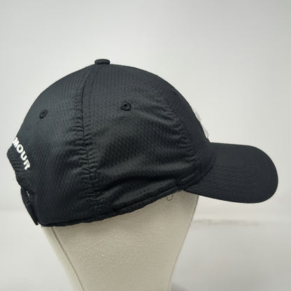 Under Armour Baseball Cap Black One Size Heatgear Slideback Logo Athletic Hat
