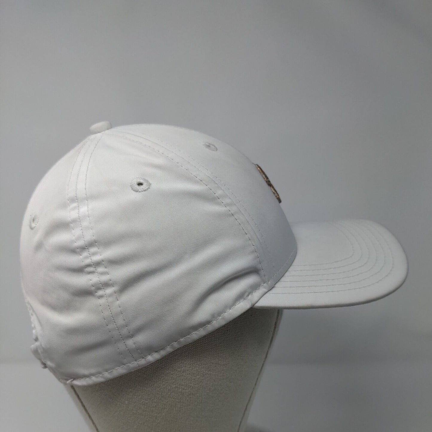 Black Clover Live Lucky Toggle Back Hat White OSFA Adjustable Solid
