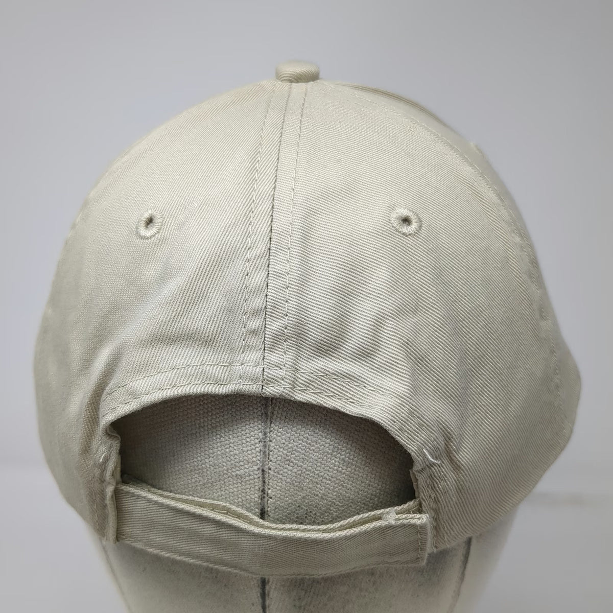 Port & Company Baseball Cap Beige One Size Train Ophir Utah Patch Adjustable Hat