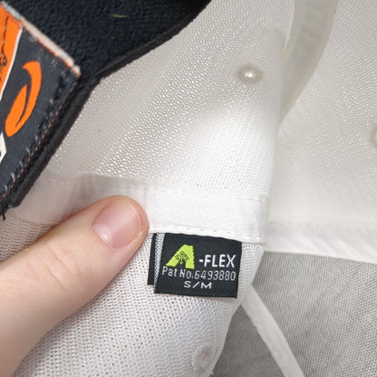 SpurWing The Club Fitted Mesh Back Trucker Hat Gray S/M A-Flex Pukka