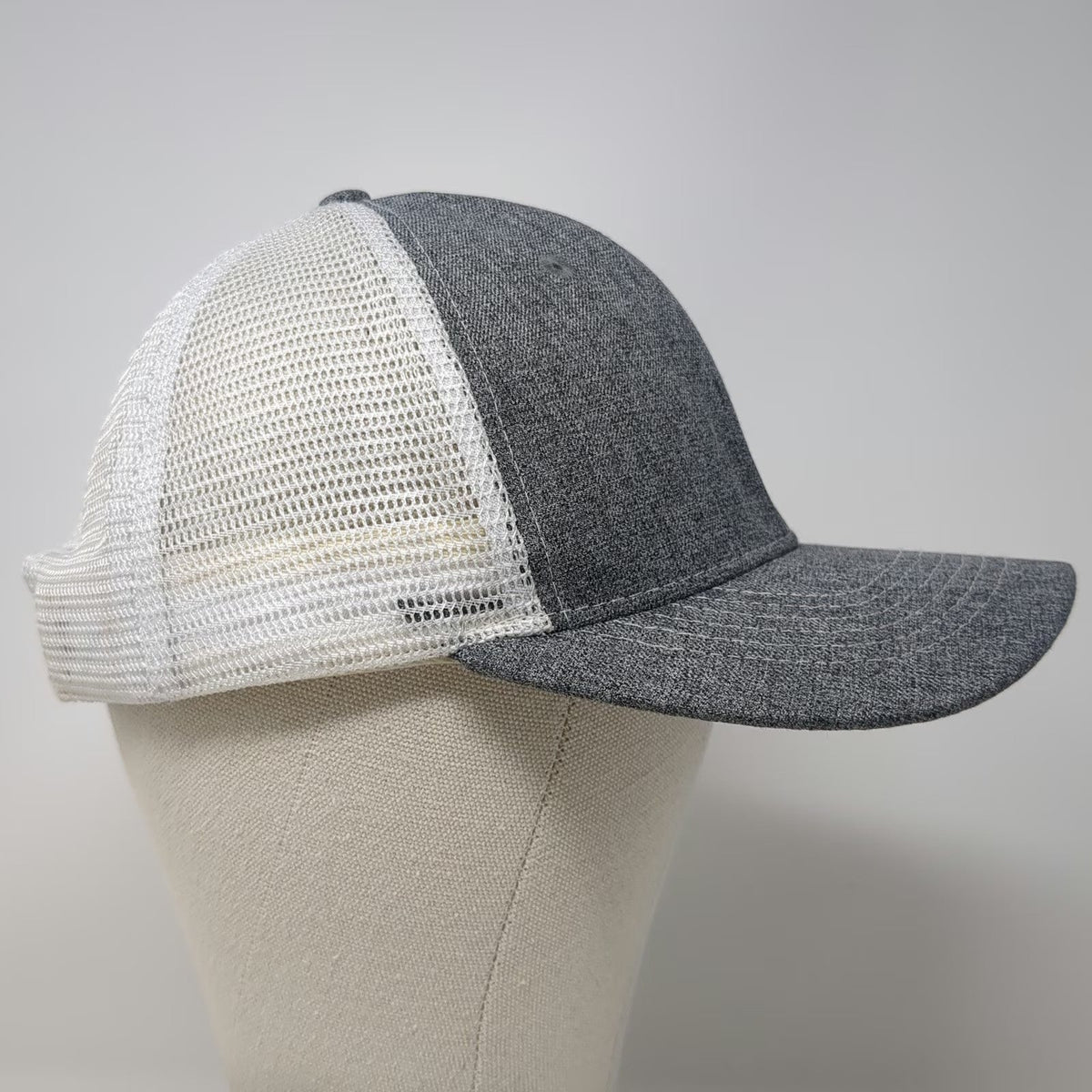 Vie Trucker Hat Gray One Size Mesh Snapback Valley Ag Mountain Logo Agriculture
