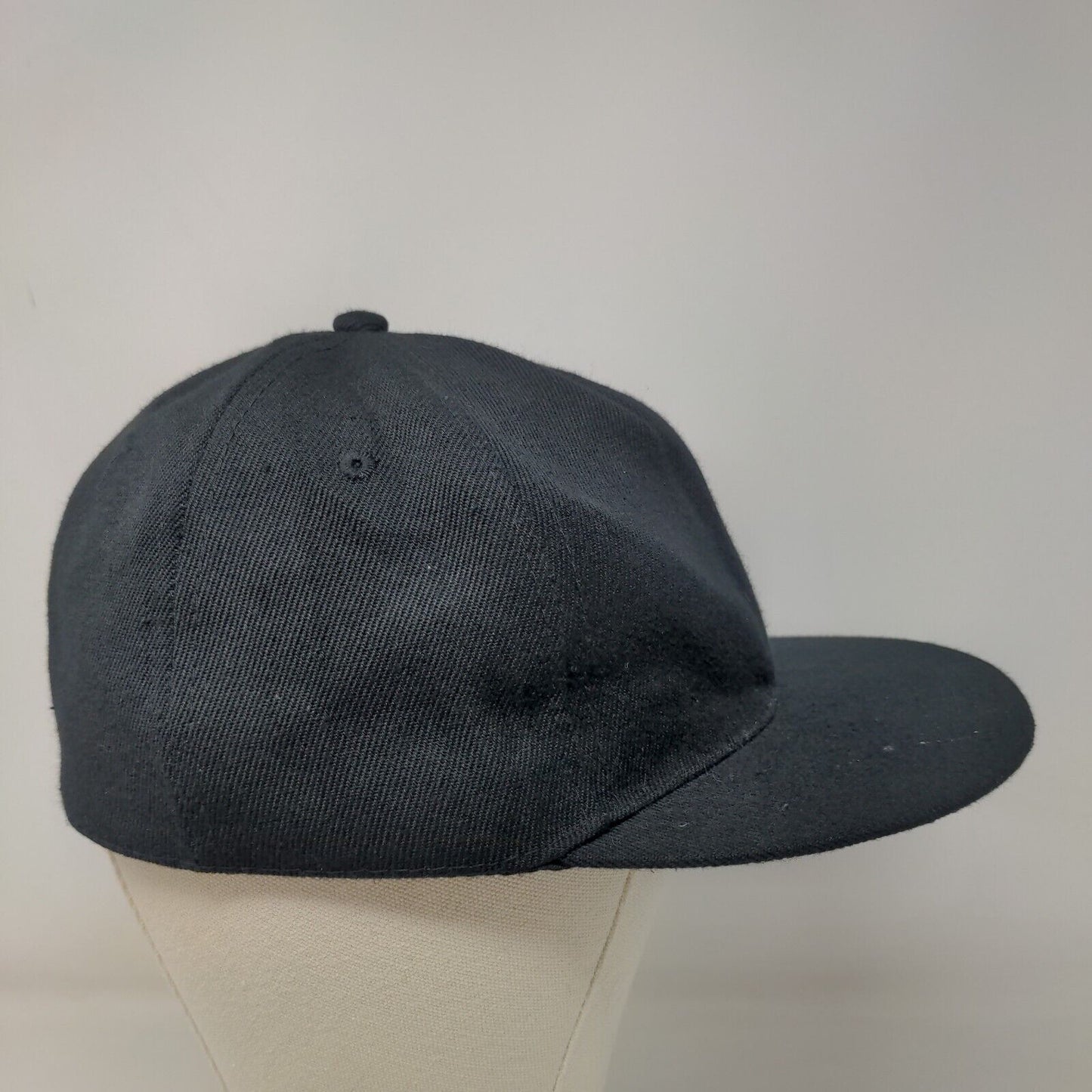 Fox Racing Men's Fitted Hat Black Size 7 Embroidered 100% Cotton