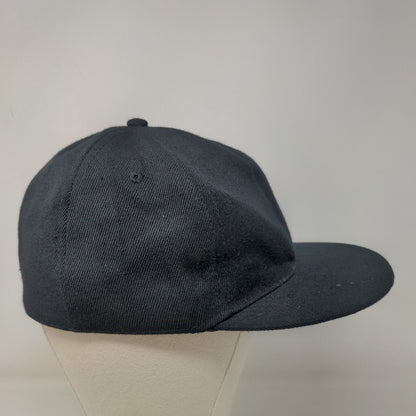 Fox Racing Men's Fitted Hat Black Size 7 Embroidered 100% Cotton