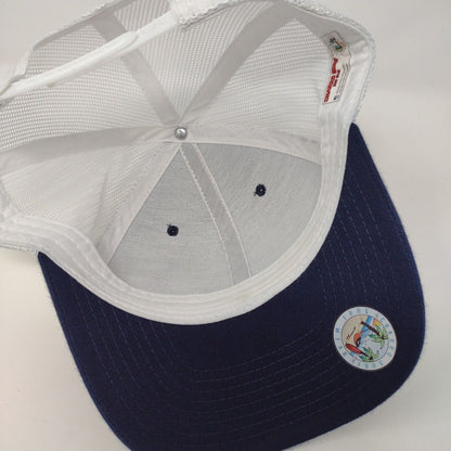 Charro Surf Snapback Trucker Hat Blue OSFA Adjustable Mesh Back 6 Panel