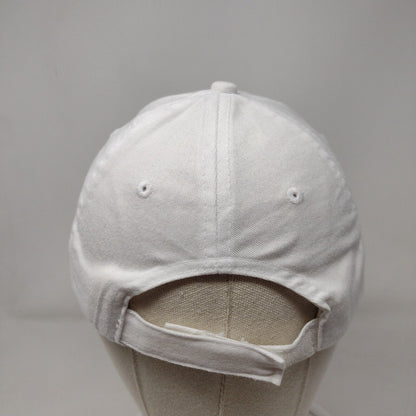 Rhinestone Bride Strapback Hat White OSFM Adjustable Vented Holes 6 Panel UMG