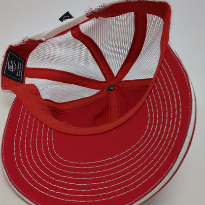 Outdoor Cap Trucker Hat Red One Size TSMT Commitment To Excellence Snapback Mesh