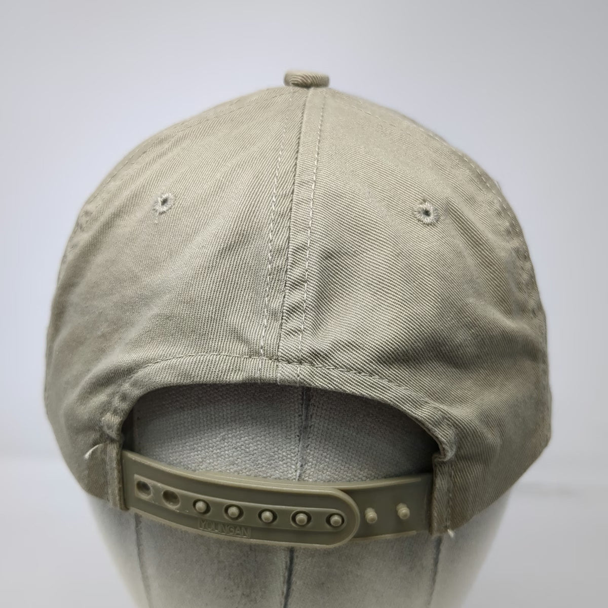 Headliner Snapback Hat Beige One Size Buffalo Peak Golf Course Union Oregon Logo