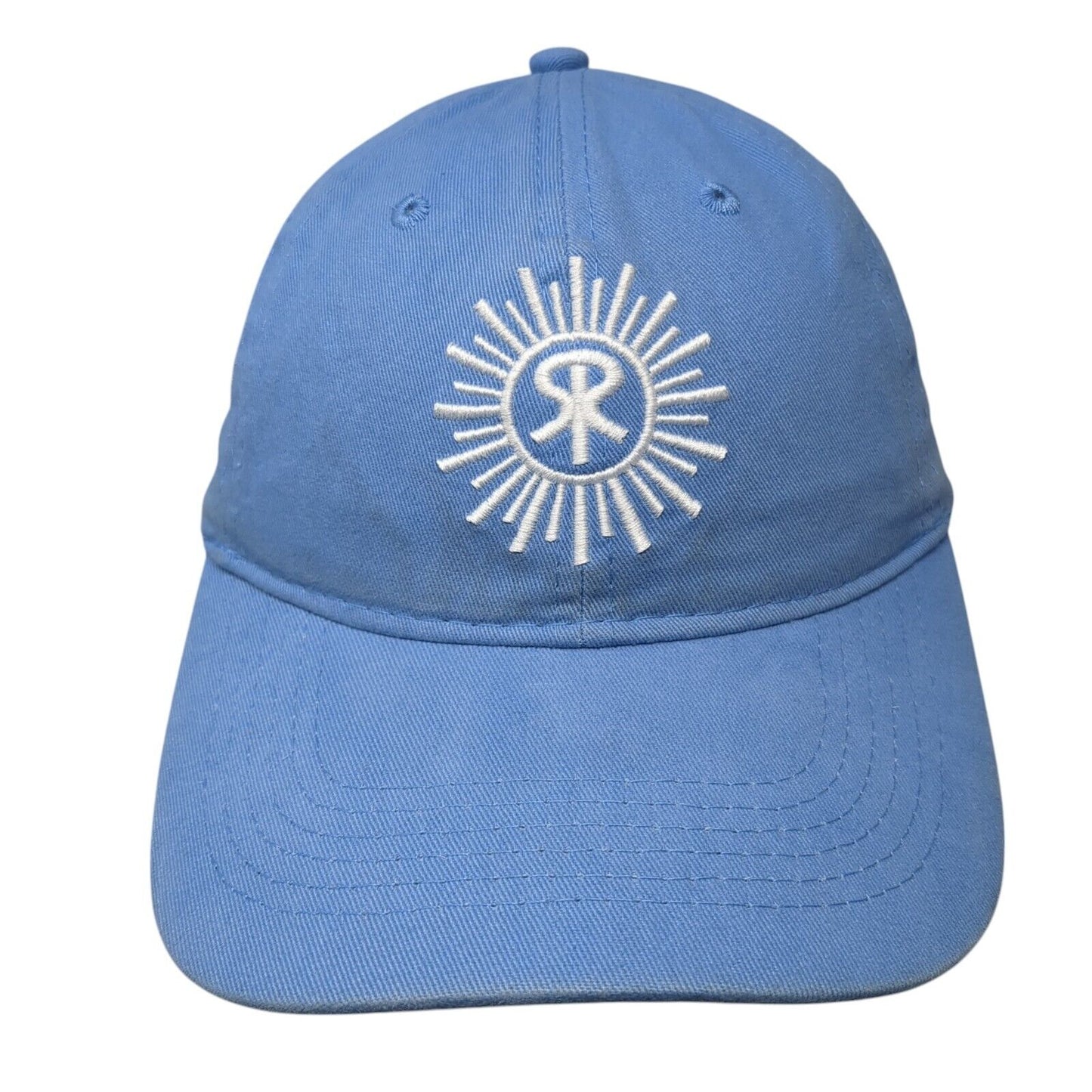 Port & Company Slideback Hat Blue One Size Adjustable Embroidered Logo