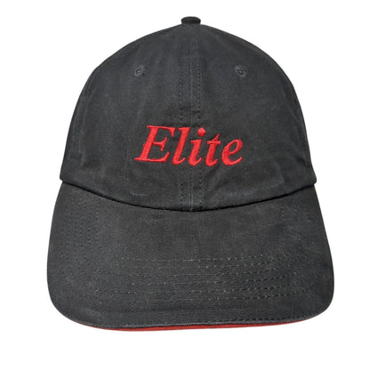 Elite Ask For The Red Edge Slideback Hat Black One Size Adjustable Embroidered