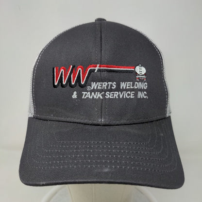 Outdoor Cap Men's Snapback Mesh Back Trucker Hat Gray OSFM Werts Welding Tank