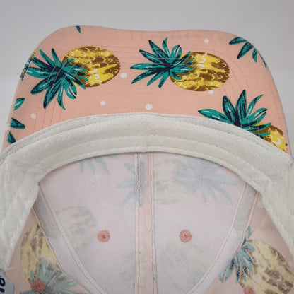 Cruise Club Strapback Baseball Cap Multicolor OS Adjustable Pineapple Print