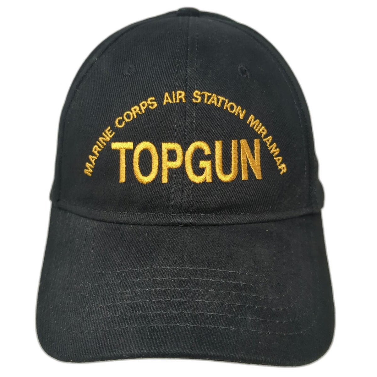 Otto Baseball Cap Black One Size Strapback MCAS Miramar Top Gun CenturyLink Hat