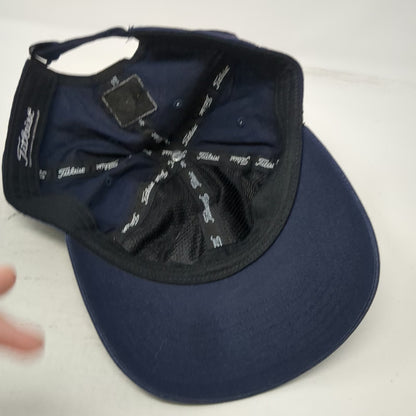 Titleist Baseball Cap Blue One Size Timber Stone Golf Hat Slideback Cotton