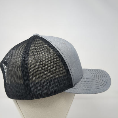 Nimrod Snapback Trucker Hat Gray One Size Adjustable Mesh Back Richardson