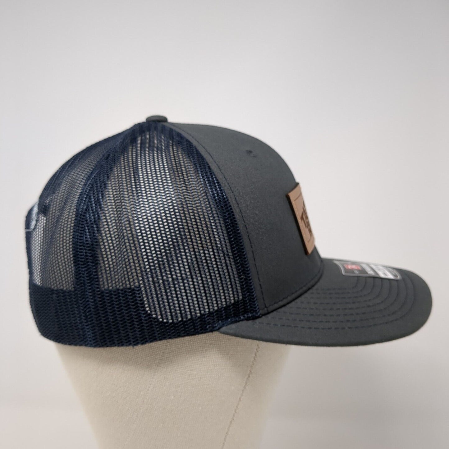 Tates Rents Employee Owned Snapback Trucker Hat Gray OS Mesh Back Richardson