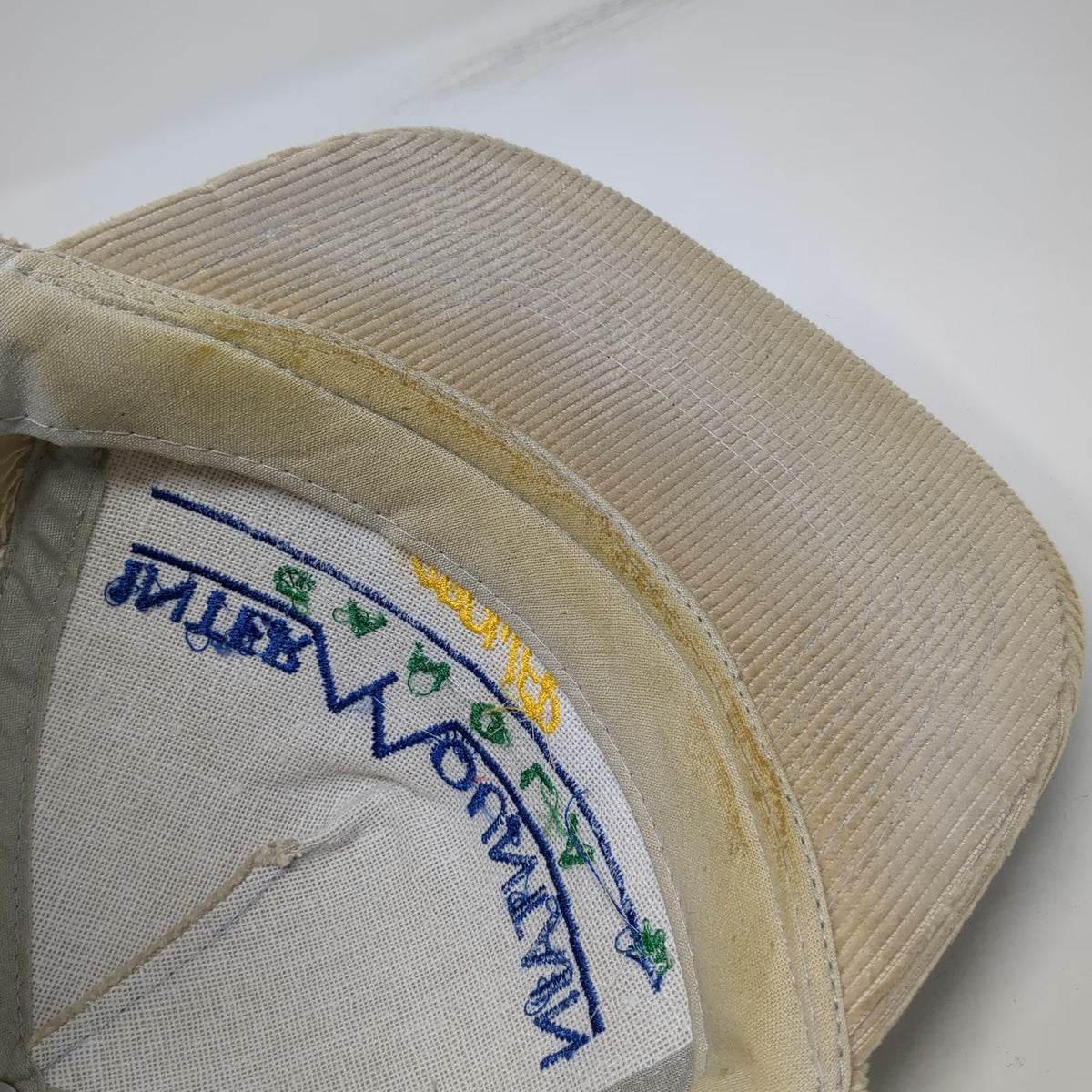 Sportcap 5 Panel Beige One Size Corduroy Intermountain Canola Grower Logo Hat