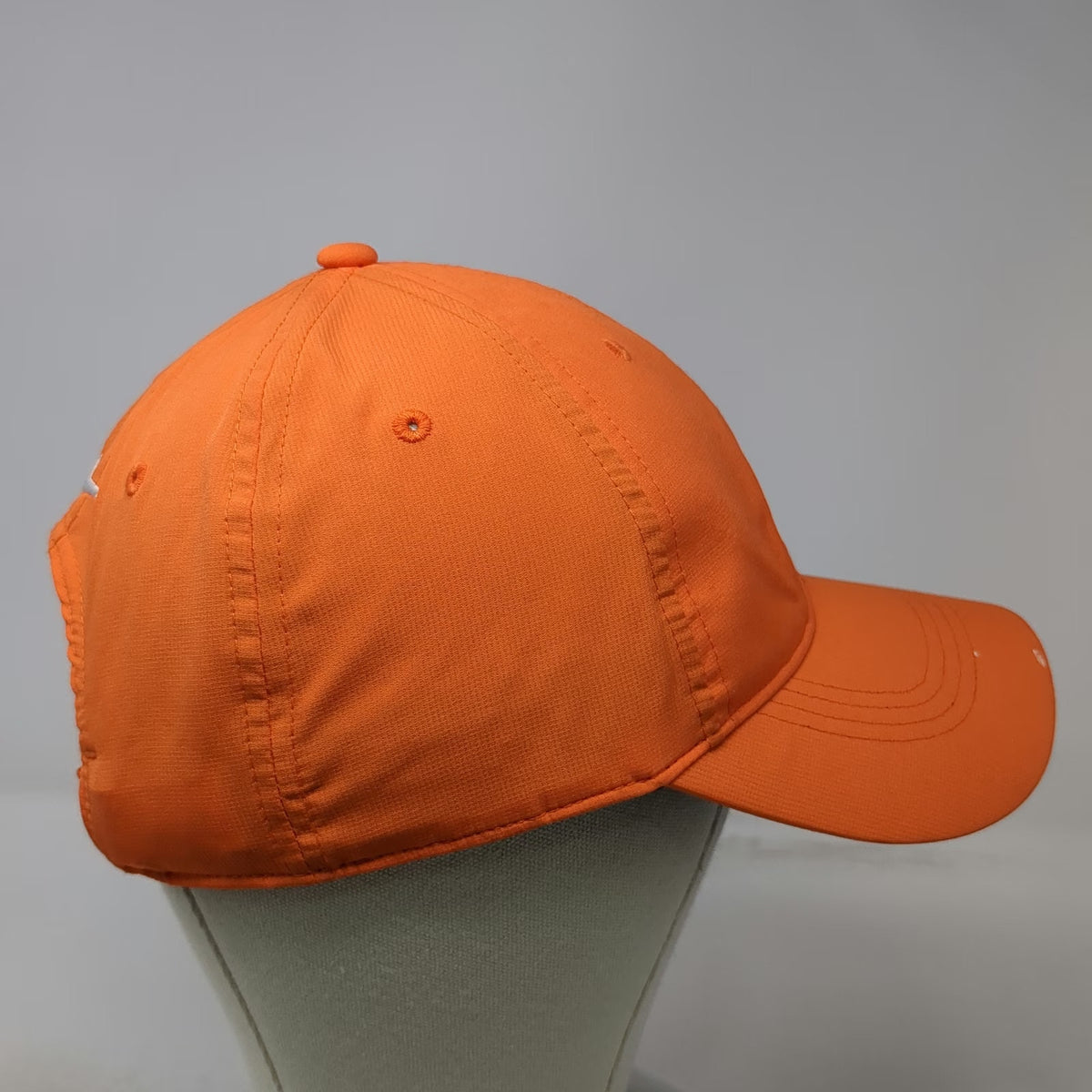 Nike Baseball Cap Orange OSFM Lexus Logo Embroidered Swoosh Strapback Hat Golf