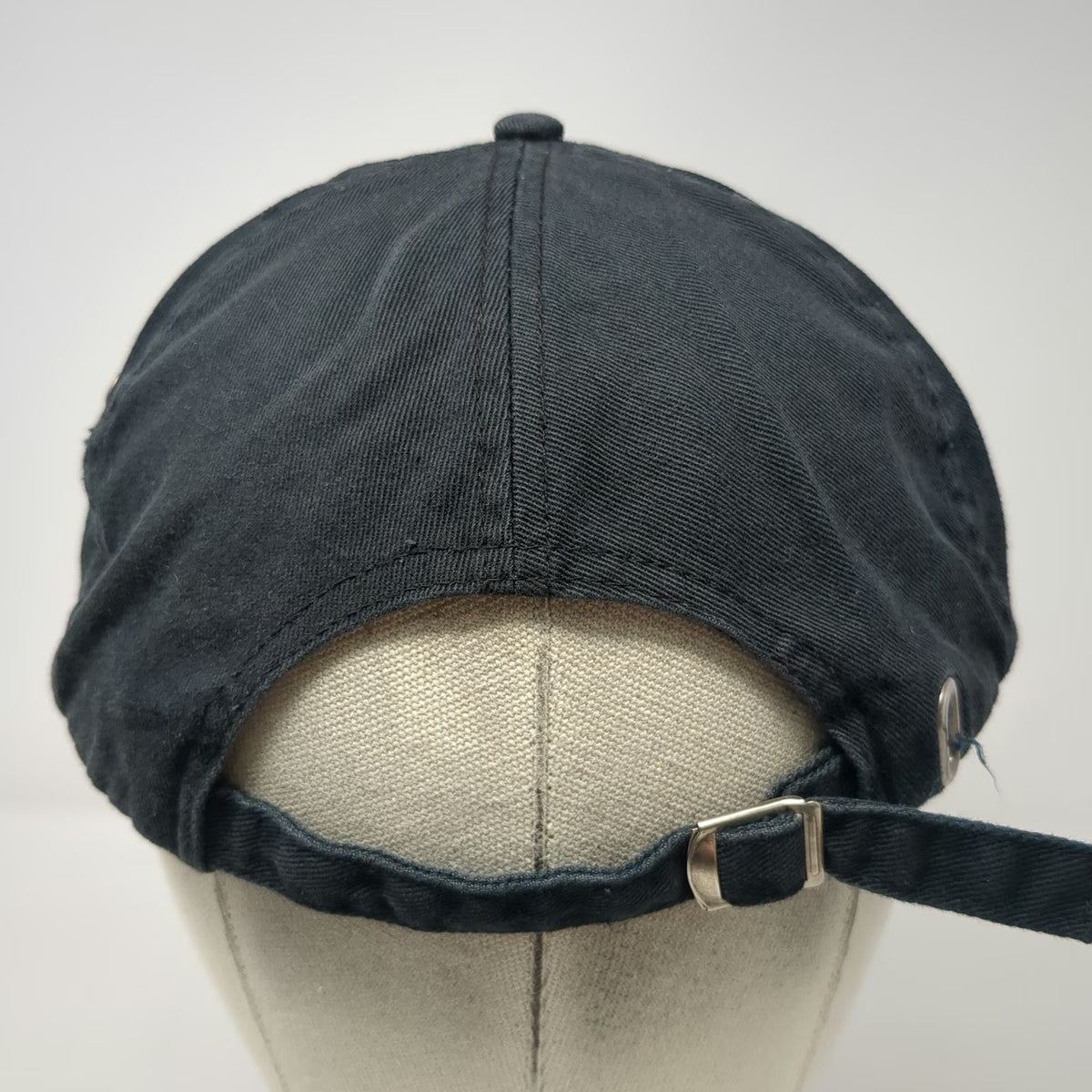 KC Caps Merlin Eagle Black One Size Baseball Cap Slideback Embroidered Bird