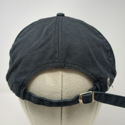 KC Caps Merlin Eagle Black One Size Baseball Cap Slideback Embroidered Bird