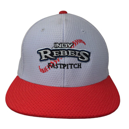 Indy Rebels Fastpitch Fitted Hat Multicolor L/XL Embroidered Pacific Headwear