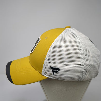 Vegas Golden Knights NHL Fanatics Yellow Trucker Hat One Size Snapback Mesh