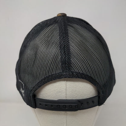 The Classic Yupoong Snapback Trucker Hat Camouflage OS Embroidered Mesh Back