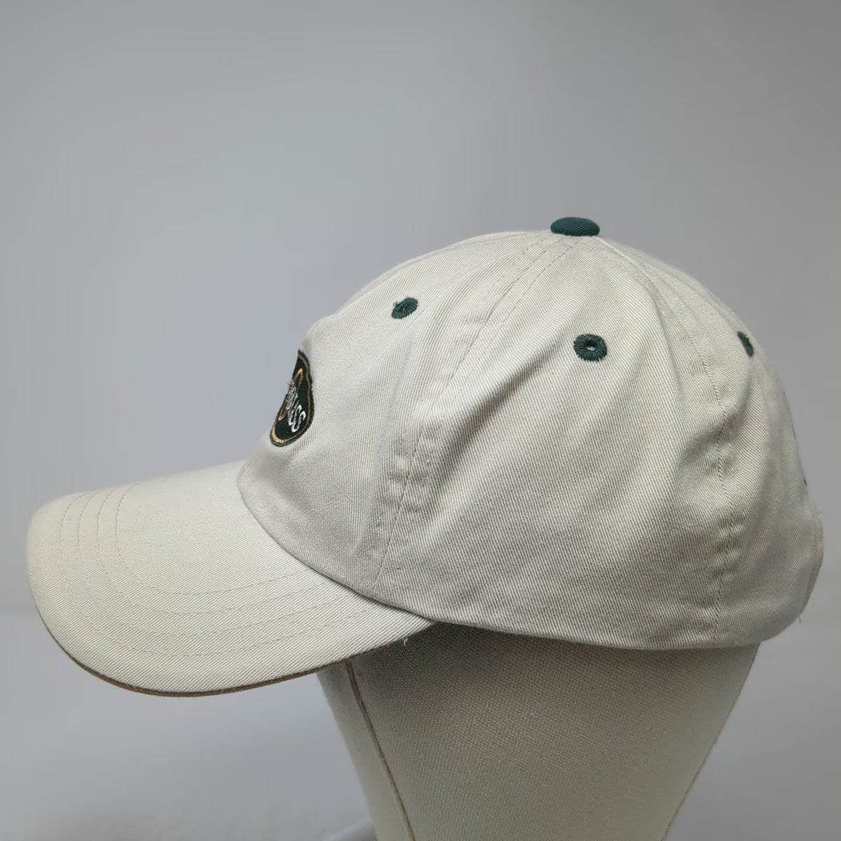 Imperial Snowmass Baseball Cap Beige One Size Green Gold Strapback Cotton Hat