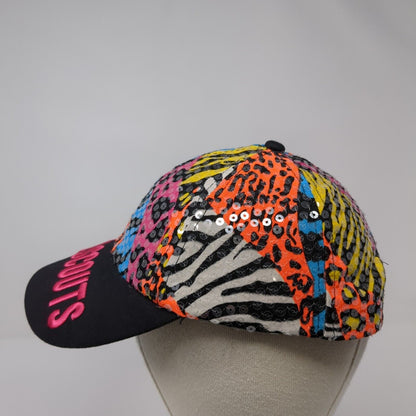 Girl Scouts Snapback Hat Multicolor OS Adjustable Embroidered Colorful Sequin